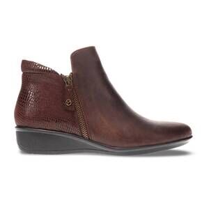 NEW REVERE women's damascus boot in espresso french/lizard